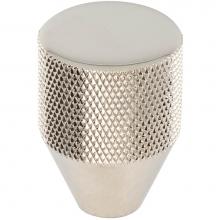 Vesta V7407PN - Beliza Conical Knurled Knob 1 Inch Polished Nickel