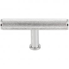 Vesta V7408PC - Beliza Knurled T Knob 2 3/4 Inch Polished Chrome