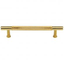 Vesta V7410ULB - Beliza Knurled Bar Pull 5 1/16 Inch Unlacquered Brass