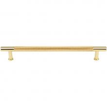 Vesta V7412PB - Beliza Knurled Bar Pull 7 9/16 Inch (c-c) Polished Brass
