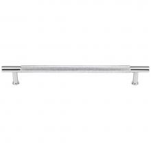Vesta V7412PC - Beliza Knurled Bar Pull 7 9/16 Inch (c-c) Polished Chrome