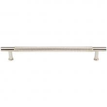 Vesta V7412PN - Beliza Knurled Bar Pull 7 9/16 Inch (c-c) Polished Nickel
