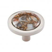 Vesta V7582PN - FireSky Mohave Yellow Knob 1 9/16 Inch Polished Nickel Base