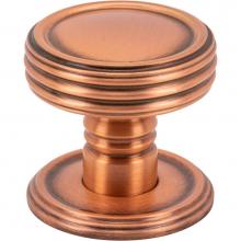 Vesta V7602BCP - Divina Knob 1 1/2 Inch Brushed Copper