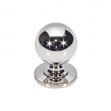 Vesta V7700PN - Divina Round Smooth Knob 1 Inch Polished Nickel