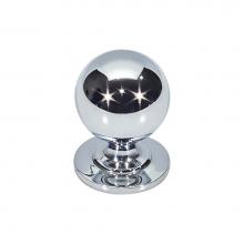 Vesta V7701PC - Divina Round Smooth Knob 1 1/8 Inch Polished Chrome