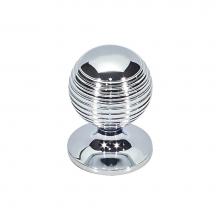 Vesta V7711PC - Divina Round Rimmed Knob 1 1/8 Inch Polished Chrome