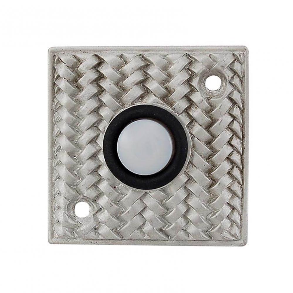 Cestino, Doorbell, Square, Satin Nickel