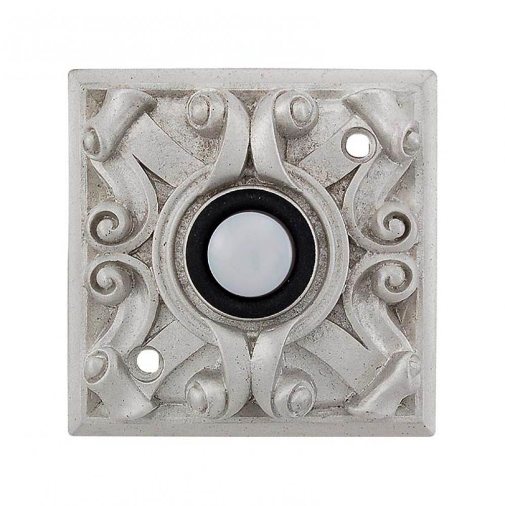 Sforza, Doorbell, Square, Satin Nickel