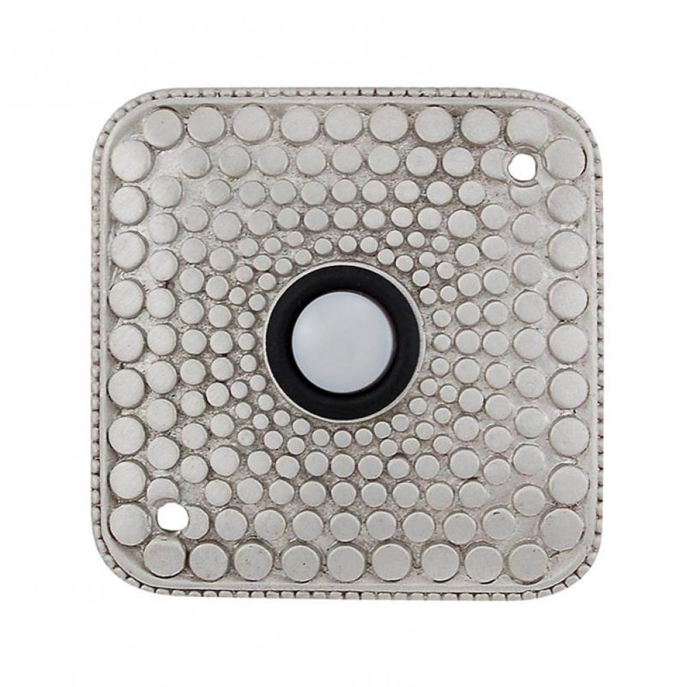 Tiziano, Doorbell, Square, Satin Nickel