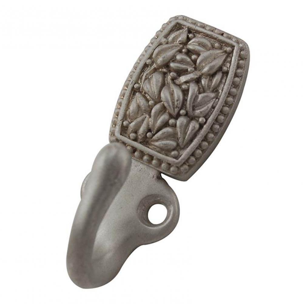 San Michele, Hook, Rectangle, Satin Nickel