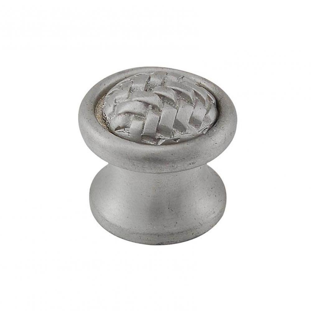 Cestino, Knob, Small, Satin Nickel