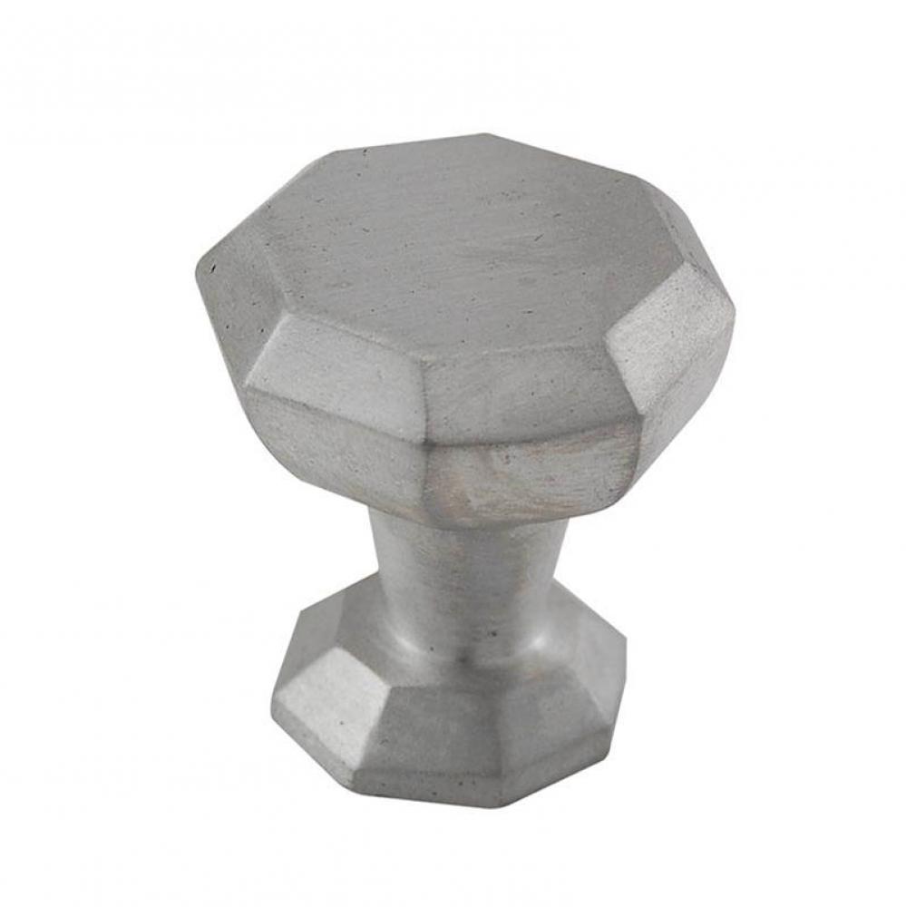 Archimedes, Knob, Small, Octagon, Satin Nickel