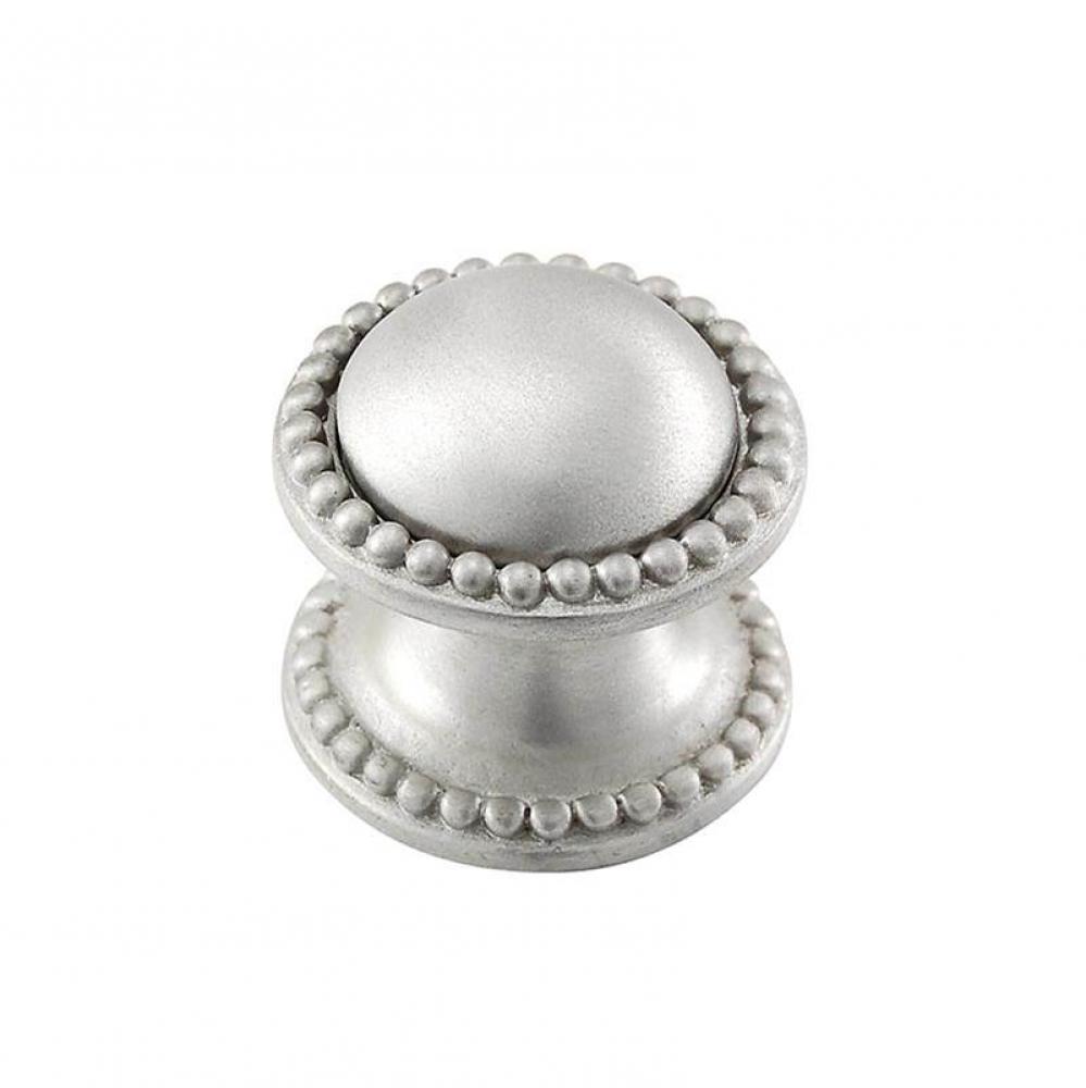 Sanzio, Knob, Large, Beads, Satin Nickel