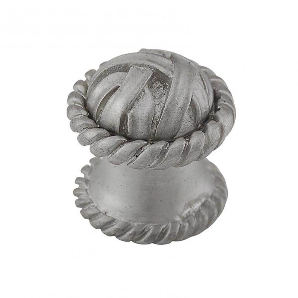 Cilento, Knob, Small, Lines, Satin Nickel