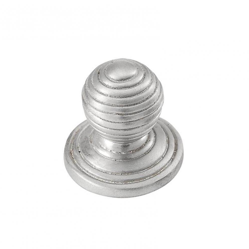 Sanzio, Knob, Small, Circles, Satin Nickel