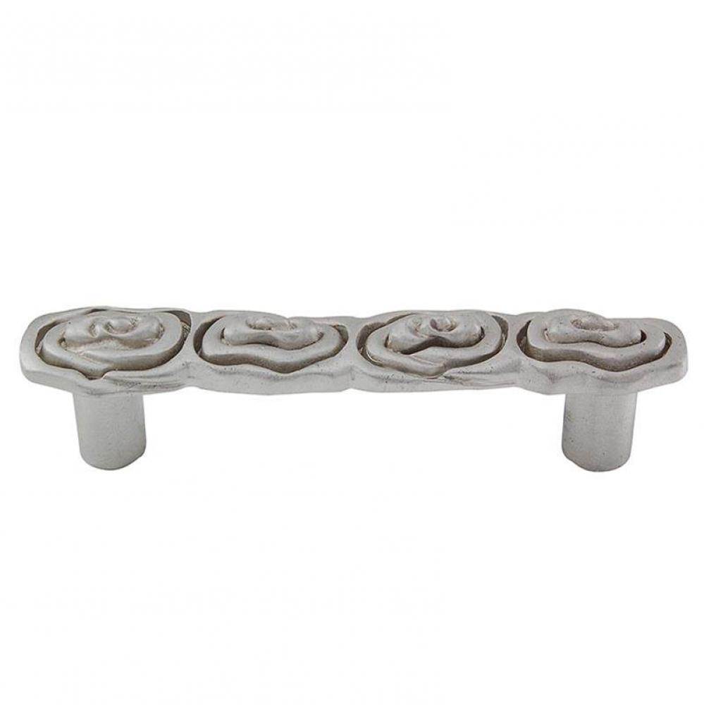 Ariosto, Pull, Deco, 3 Inch, Satin Nickel