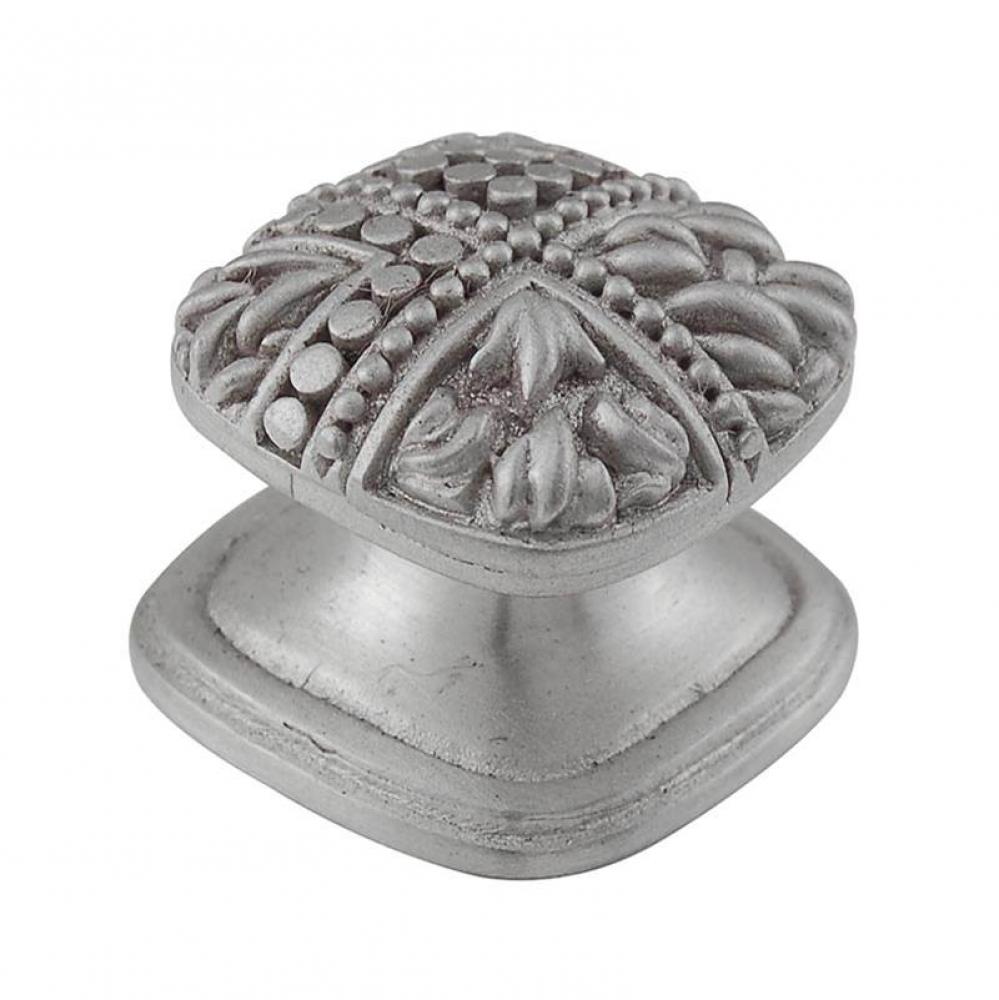 Medici, Knob, Small, Square, Satin Nickel