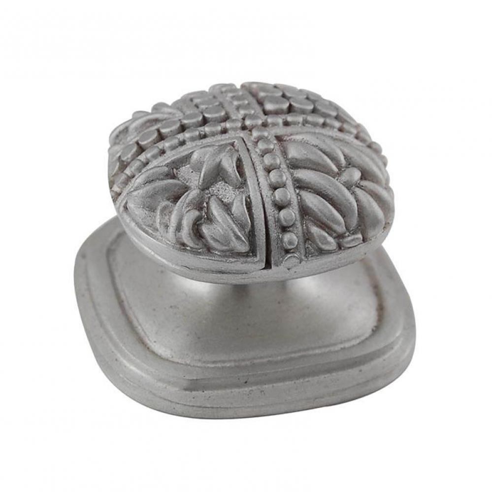 Medici, Knob, Large, Square, Satin Nickel