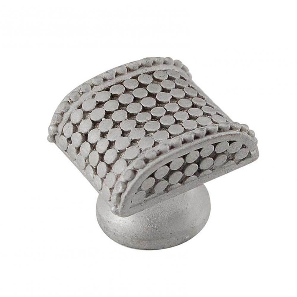Tiziano, Knob, Small, Half-Cylindrical, Satin Nickel