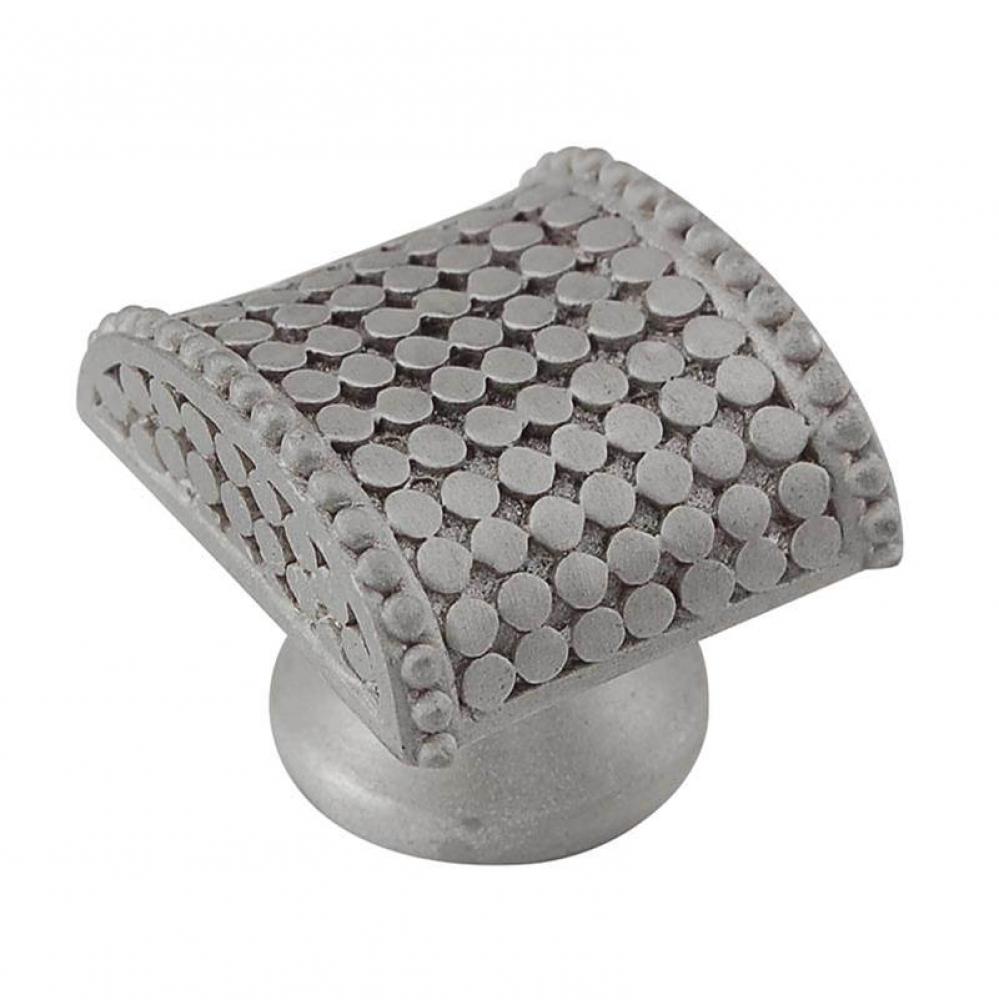 Tiziano, Knob, Large, Half-Cylindrical, Satin Nickel