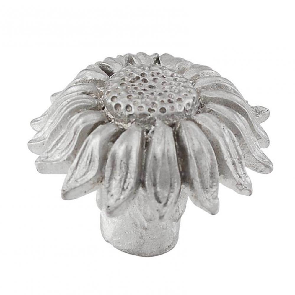 Carlotta, Knob, Large, Sunflower, Satin Nickel