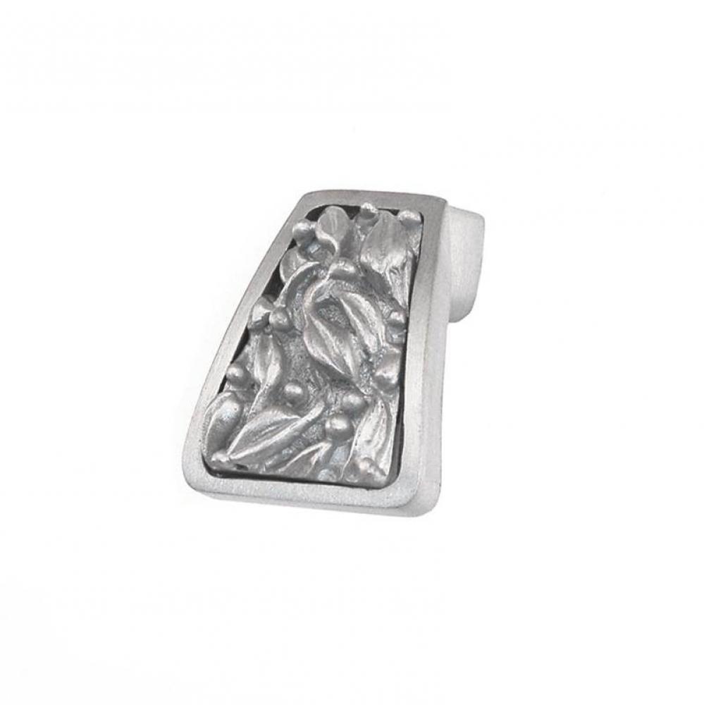 San Michele, Finger Pull Knob, Satin Nickel