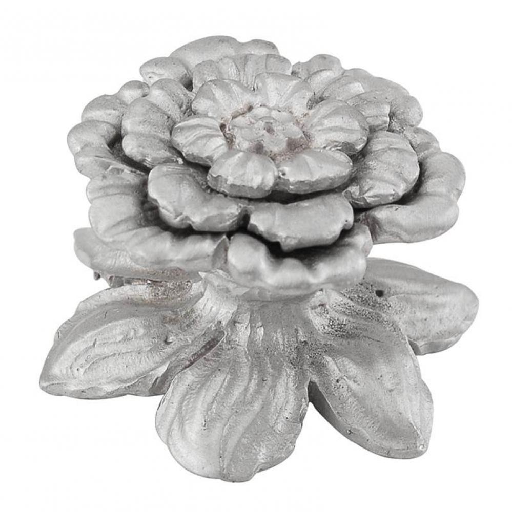 Carlotta, Knob, Large, Primavera, Satin Nickel