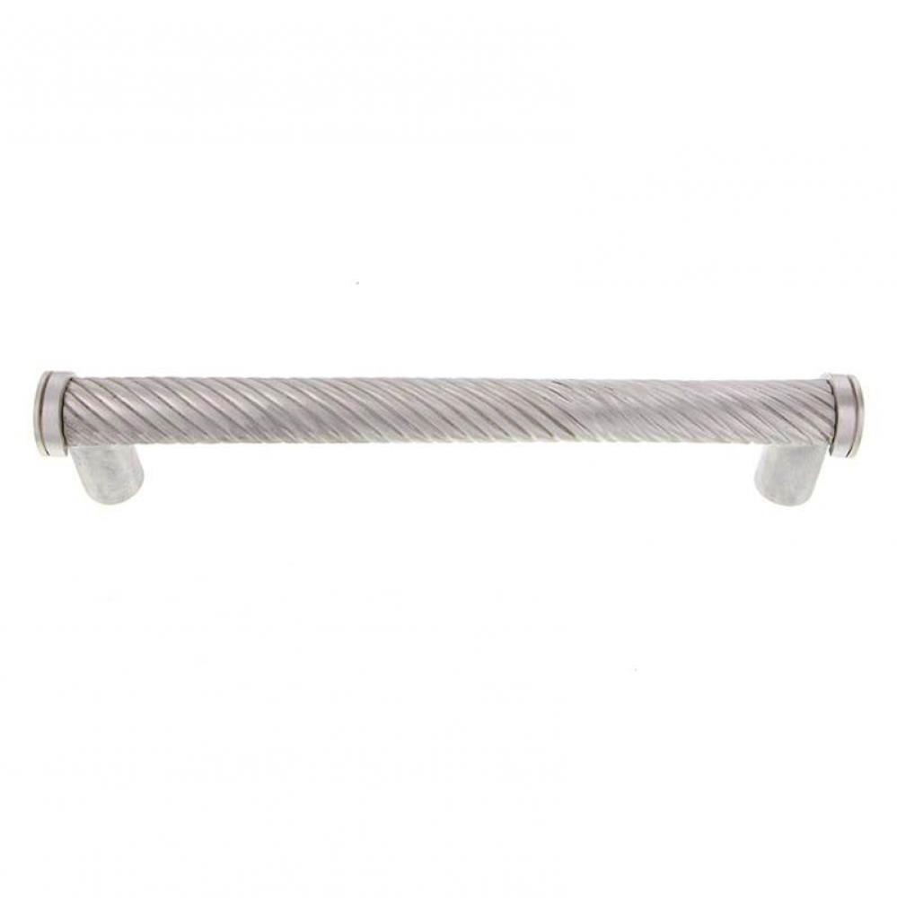 Sanzio, Pull, Appliance, Wavy Lines, 9 Inch, Satin Nickel
