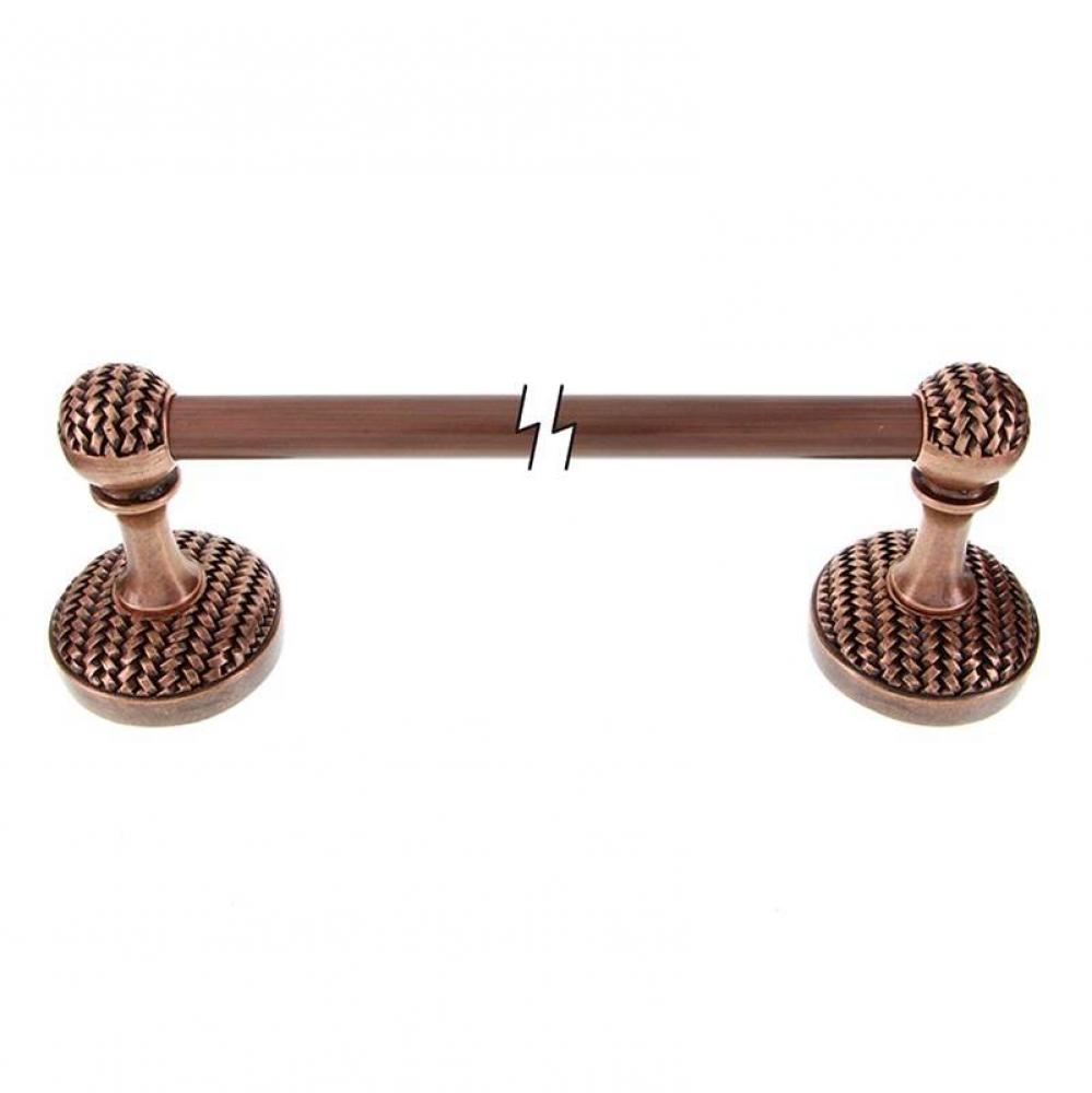 Cestino, Towel Bar, 18 Inch, Antique Copper