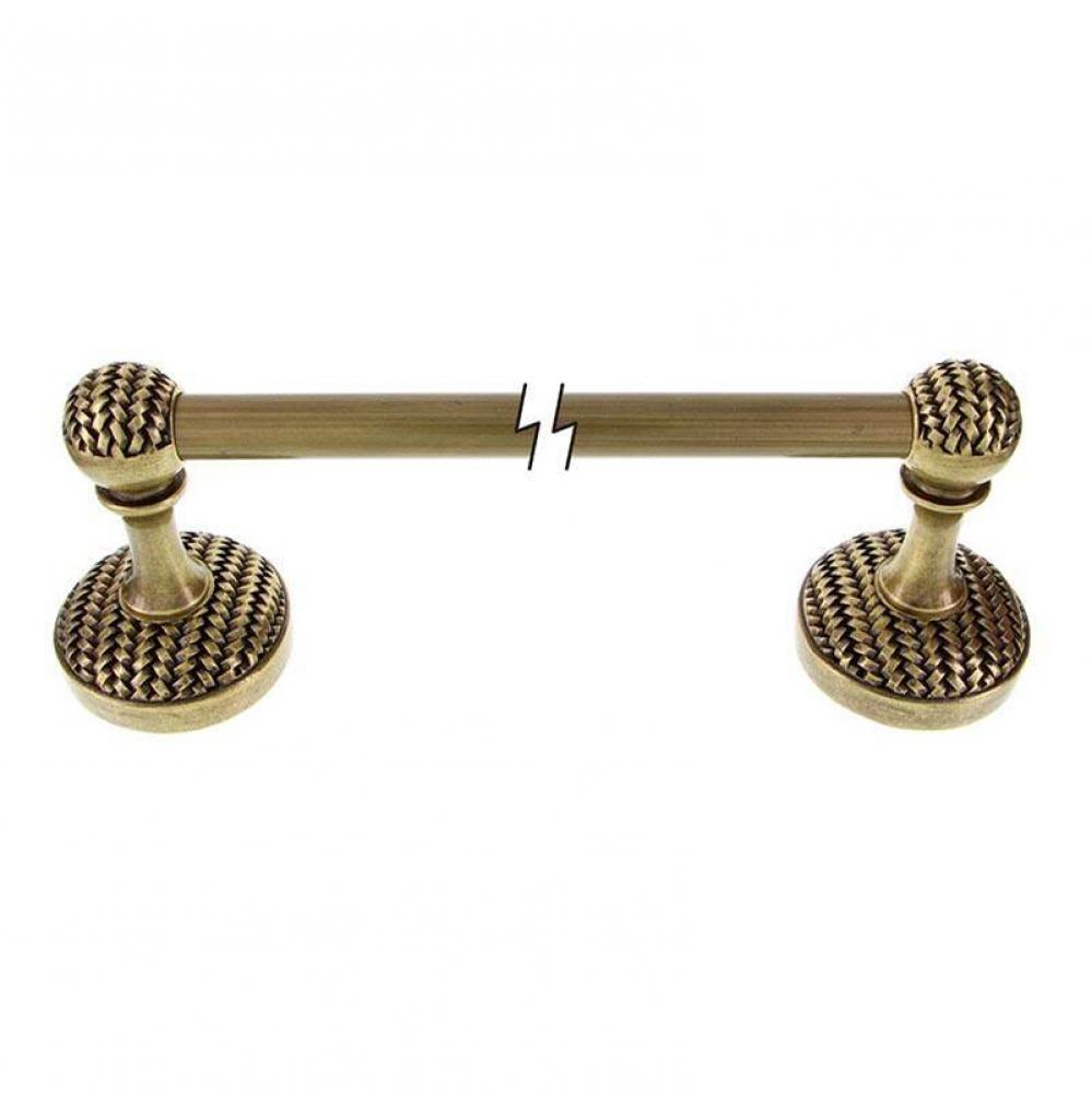 Cestino, Towel Bar, 24 Inch, Antique Brass