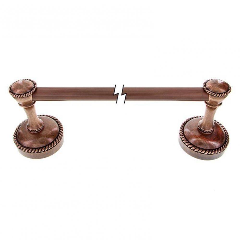 Equestre, Towel Bar, 24 Inch, Antique Copper