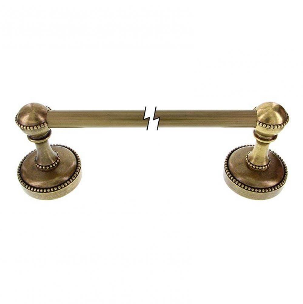 Sanzio, Towel Bar, 24 Inch, Antique Brass