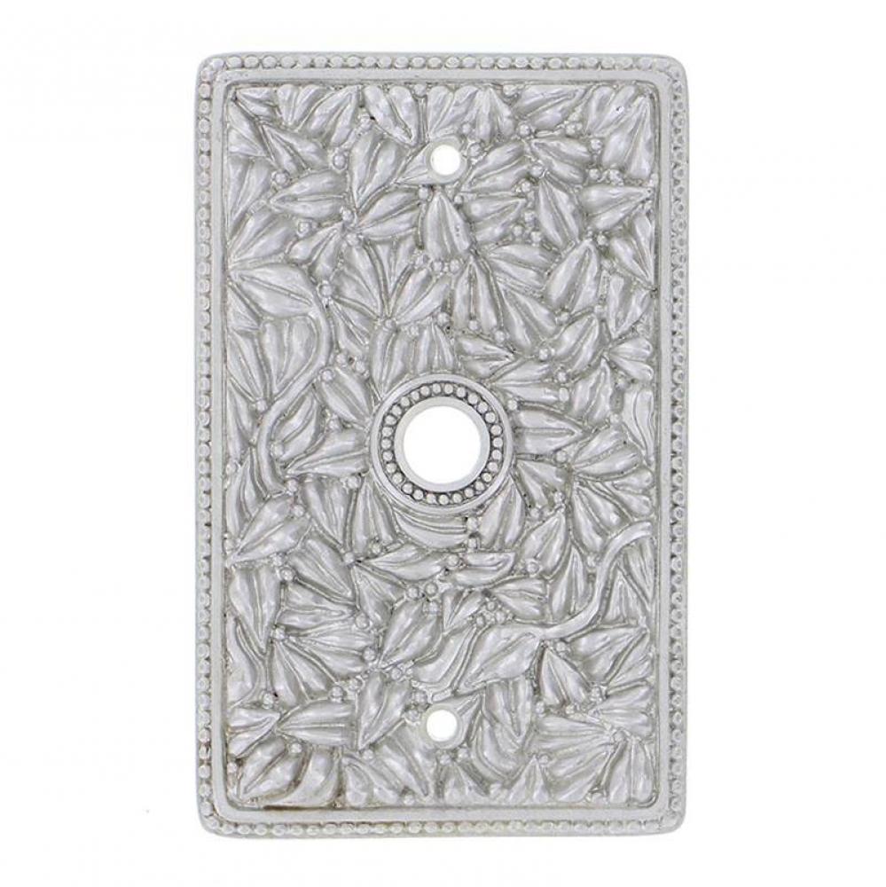 San Michele, Wall Plate, TV/Phone, Satin Nickel