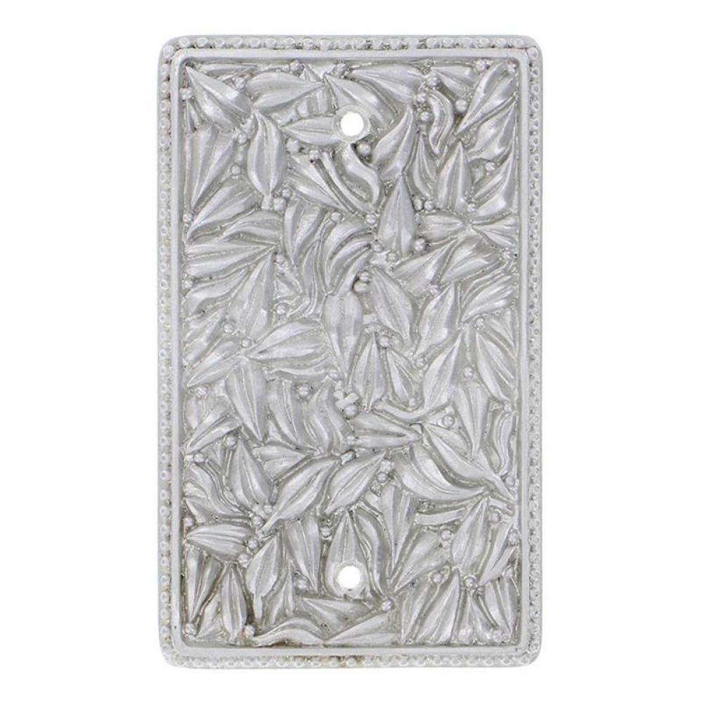 San Michele, Wall Plate, Blank, Satin Nickel