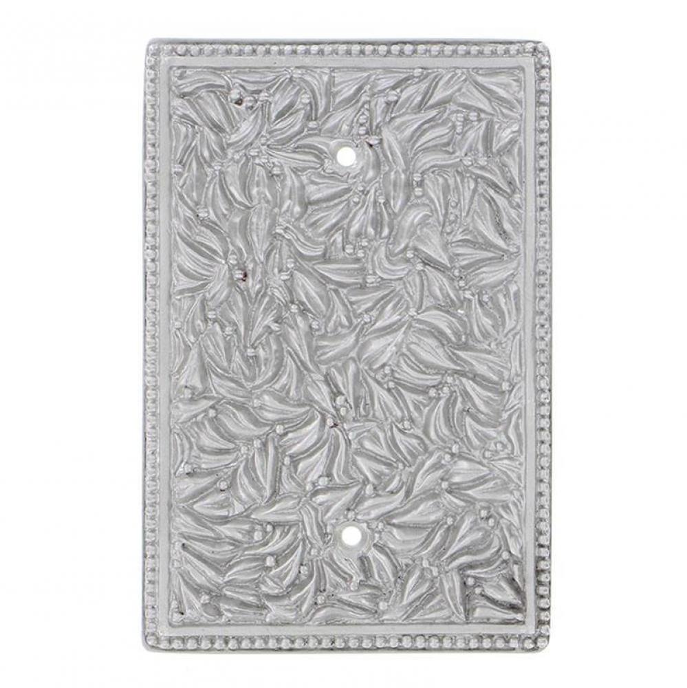 San Michele, Wall Plate, Jumbo, Blank, Satin Nickel