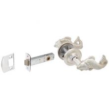 Vicenza Designs DHPA8006-SN - Pollino, Door Handle, Passage, Koi, Satin Nickel