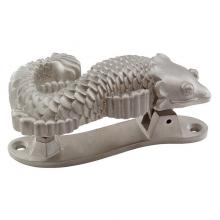 Vicenza Designs DK9001-SN - Pollino, Door Knocker, Koi, Satin Nickel