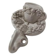 Vicenza Designs H5004-SN - Hook, Tea Cup, Satin Nickel