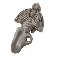 Vicenza Designs H5009-SN - Pollino, Hook, Bee, Satin Nickel