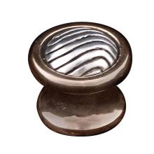 Vicenza Designs K1027-TT - Sanzio, Knob, Small, Wavy Lines, Two-Tone
