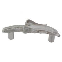 Vicenza Designs K1083-SN - Fiori, Pull, Banana, 3 Inch, Satin Nickel