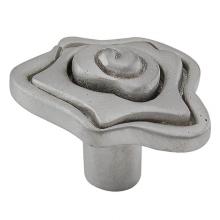 Vicenza Designs K1122-SN - Ariosto, Knob, Large, Deco, Satin Nickel