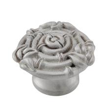 Vicenza Designs K1130-SN - Palmaria, Knob, Large, Bamboo, Satin Nickel