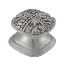 Vicenza Designs K1134-SN - Medici, Knob, Small, Square, Satin Nickel