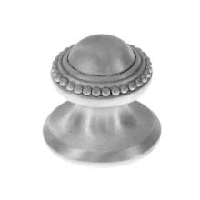 Vicenza Designs K1147-PEWT-SN - Gioiello, Knob, Small, Beads, Satin Nickel