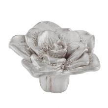 Vicenza Designs K1189-SN - Carlotta, Knob, Large, Rose, Satin Nickel