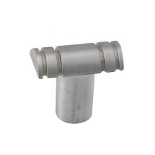 Vicenza Designs K1331-SN - Archimedes, Knob, Small, Lines, Satin Nickel