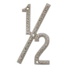 Vicenza Designs NU12-SN - San Michele, Number 1/2, Satin Nickel