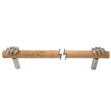 Vicenza Designs P2010-12-SN - Palmaria, Pull, Appliance, Horizontal Leaf, 12 Inch, Satin Nickel